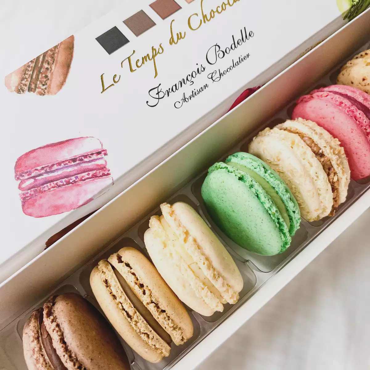 Boîte de 8 macarons